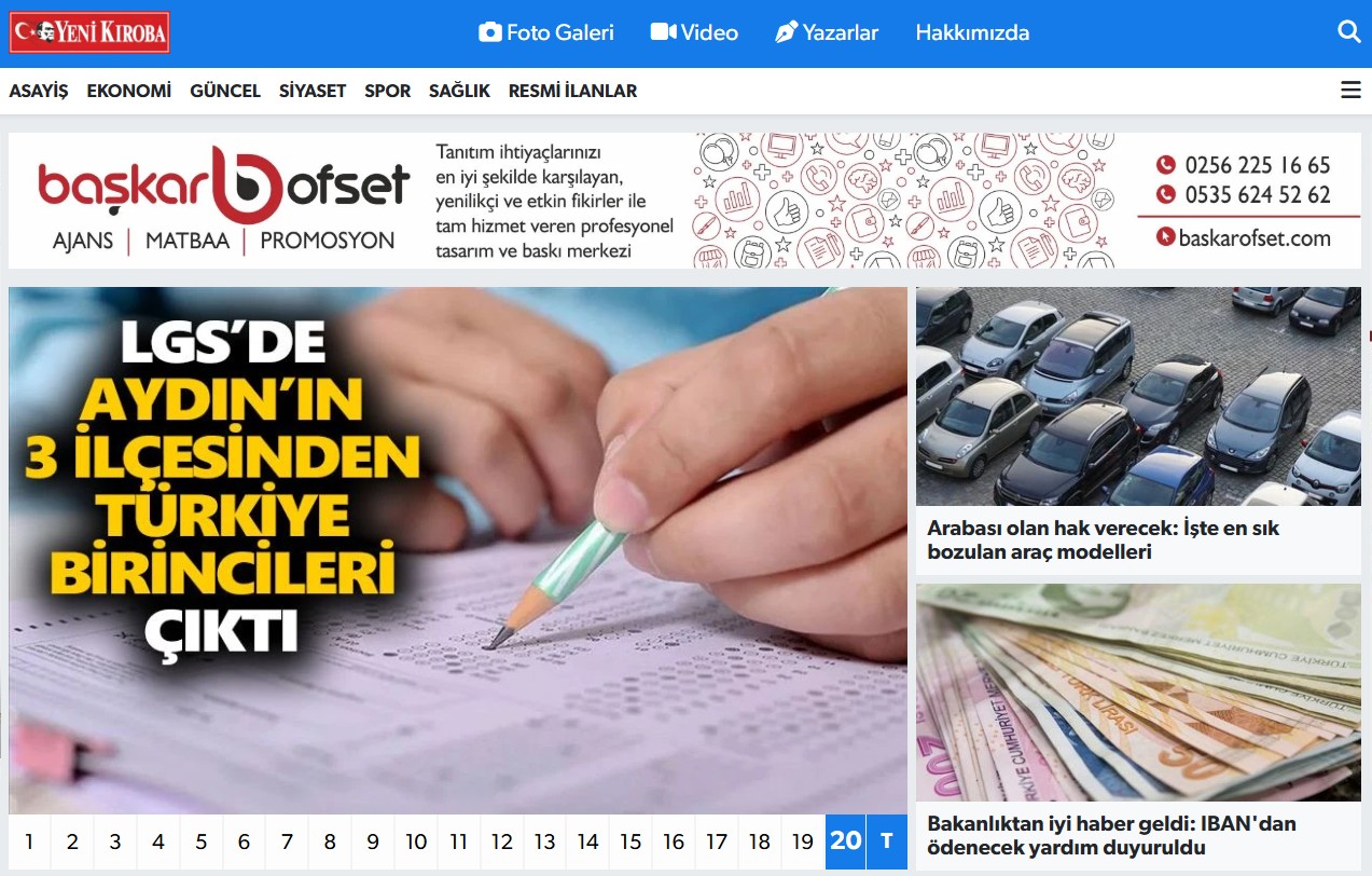 Aydın Son Dakika Haberler - Yenikiroba.com